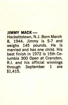 1973 PBA Bowling #NNO Jimmy Mack Back